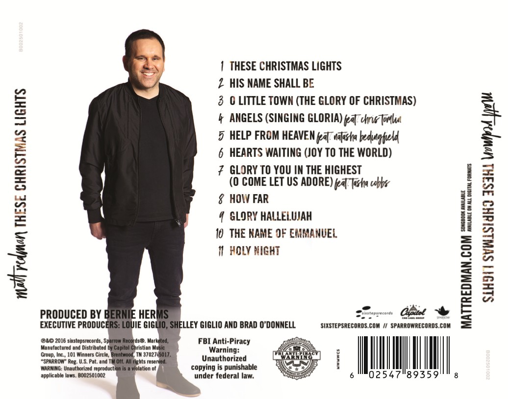 Matt Redman - These Christmas Lights (CD)